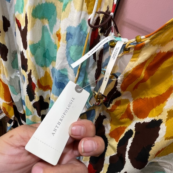 Anthropologie Neutral Motif Cover Up/Dress - Picture 5 of 6